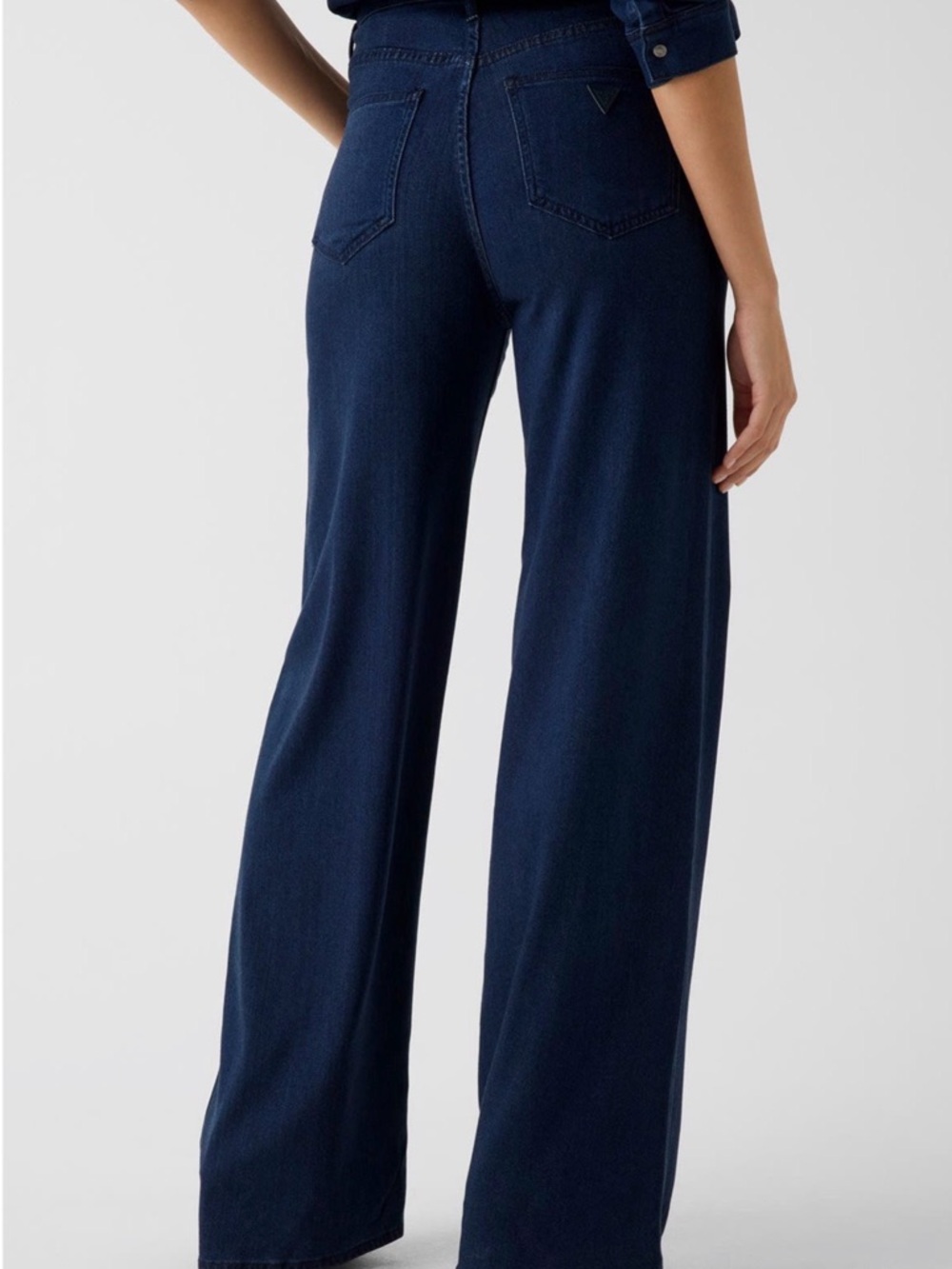 Guess Denim XS Navy Wide Leg Jeans NWT